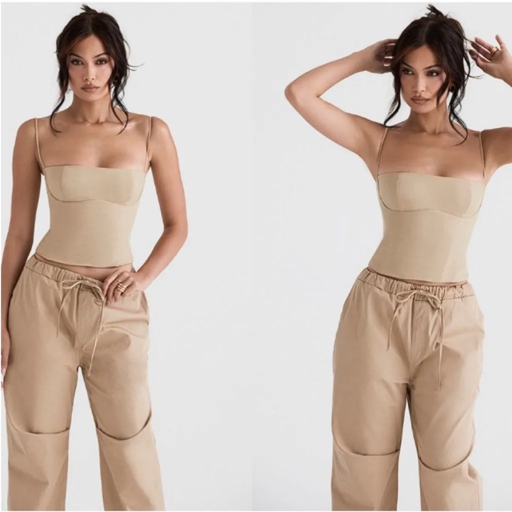 HOUSE‎ OF CB 'Audette' Camel Structured Corset NWOT size XL - Image 2