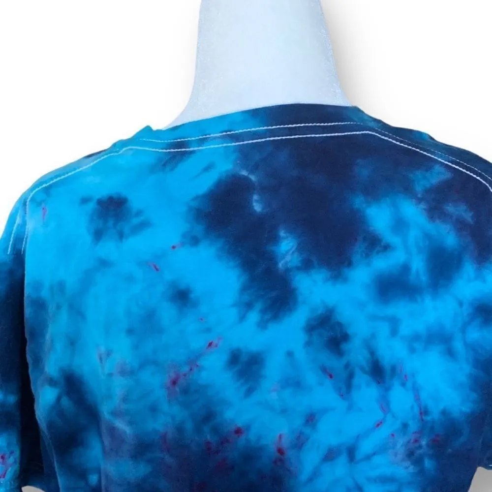 Happy Hour Blue Tie Dye T - Image 2