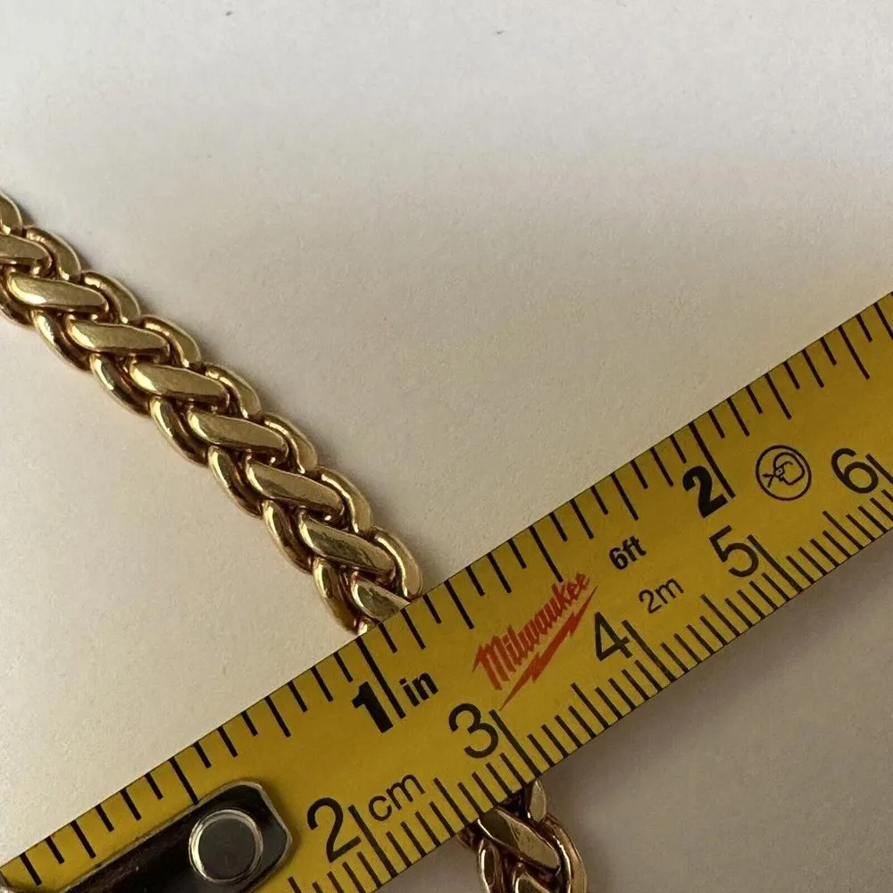 Swarovski Swan Signed Black Enamel / Crystal Rhinestone / Gold Tone Necklace - Image 6