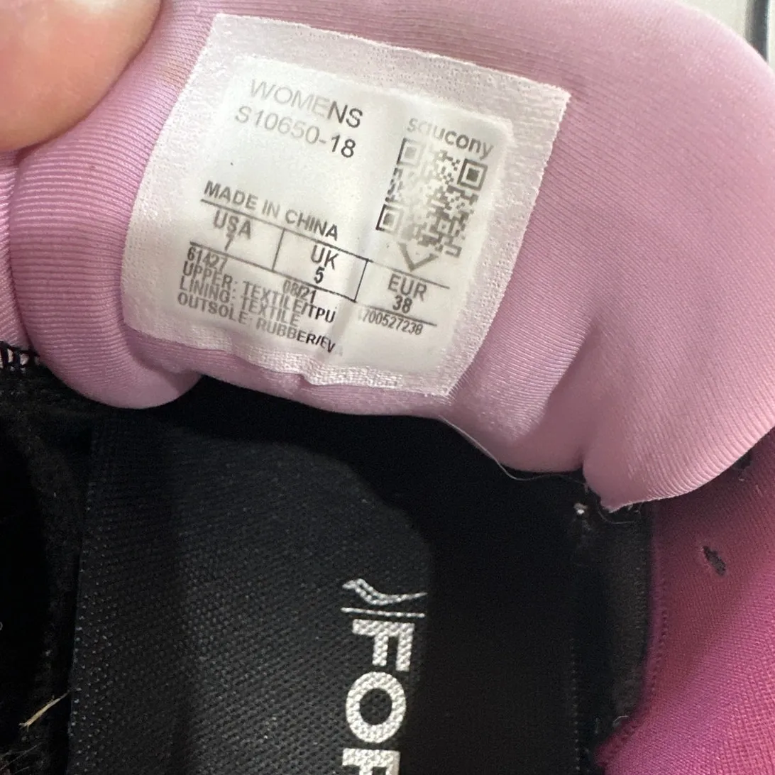 Saucony Women's Ride 14 Running Sneaker Quartz/Vizigold, Size 7, EUC - Image 7