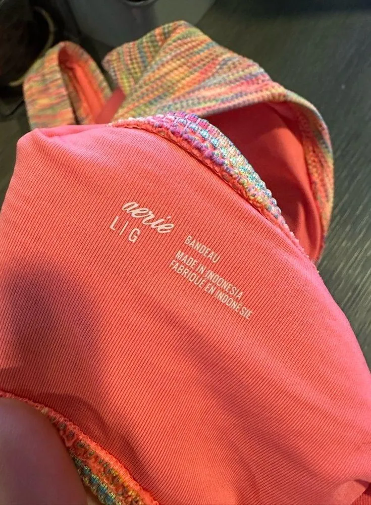 Aerie Bandeau Bikini Top Size Large - Image 3