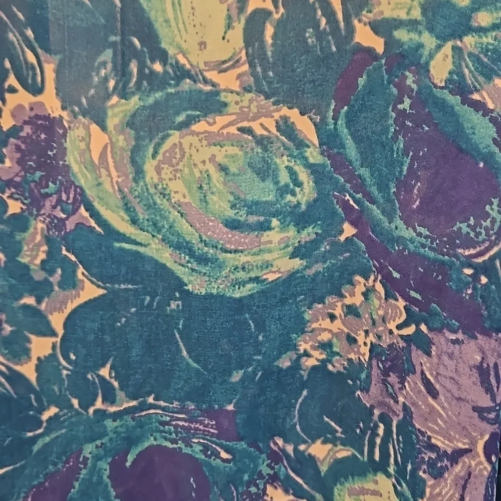 đź’•VIVIENNE WESTWOODđź’• Chiffon Batwing Blousson Sleeve Blouse ~ Abstract Floral - Image 7