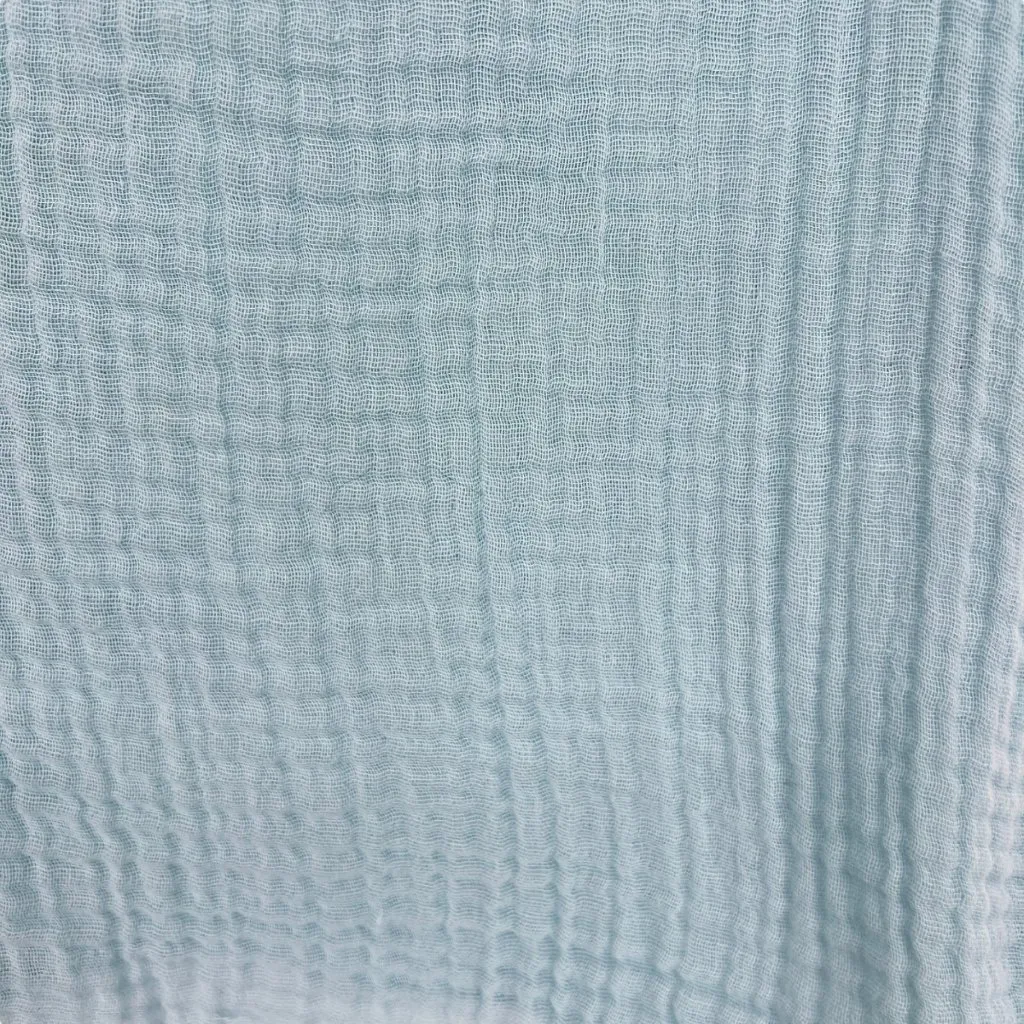 Michael Stars Draya Gauzy Cotton V-Neck Top in Aqua Blue Size XS - Image 7