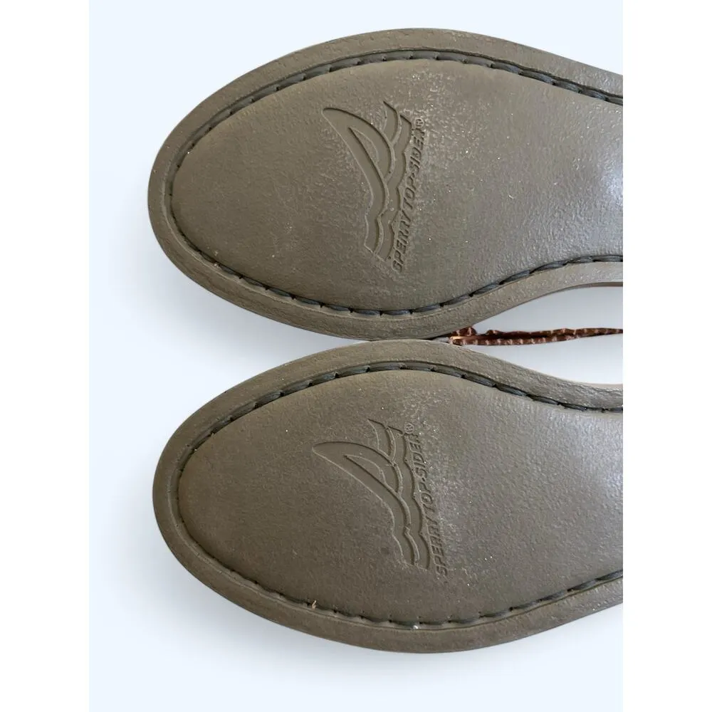 Vintage Womens Sperry Topsider Fringe Tassel Loafers Leather 5.5 M Preppy - Image 5