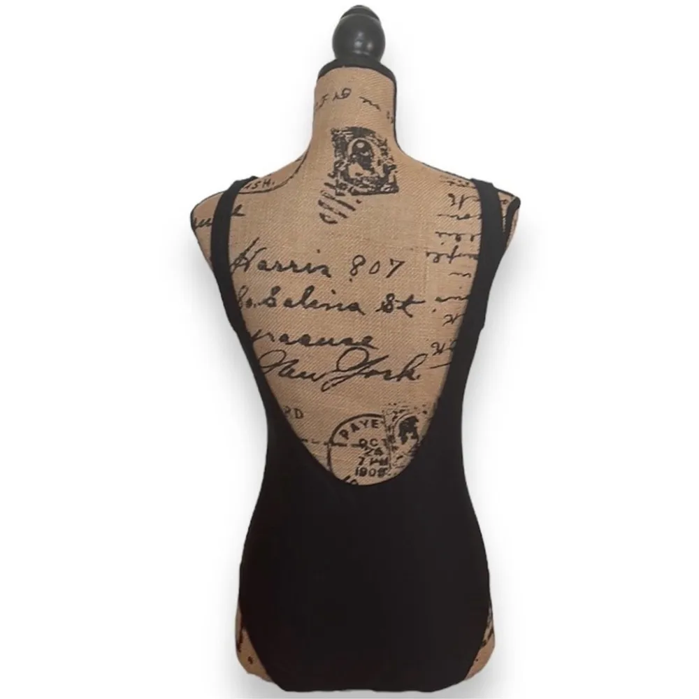 Beach Squad One Piece Black with Hot Pink Letters Women’s Size Large - Image 3