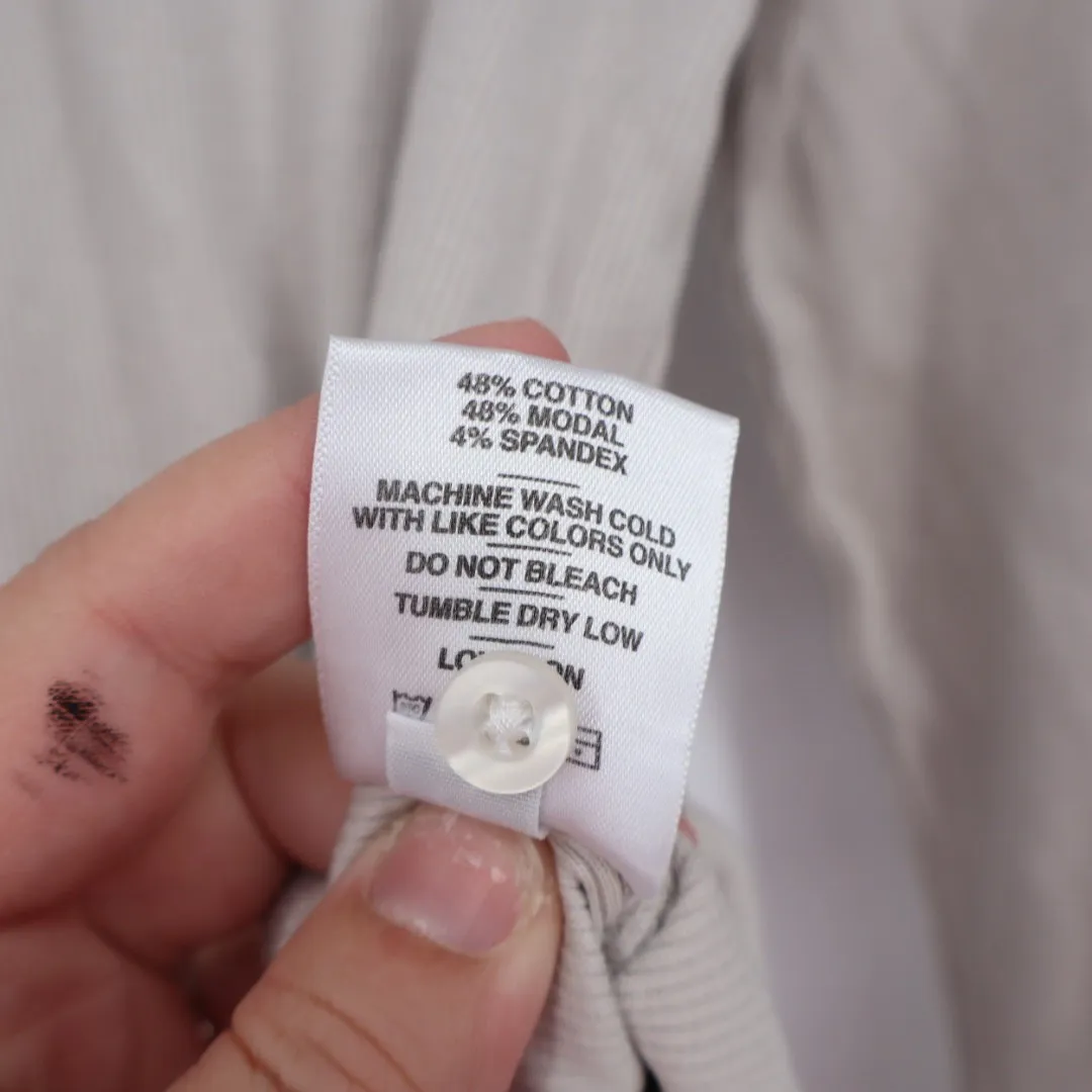 American Giant Women's Lue Rib Square Neck Cardigan Size S Tan - Image 4