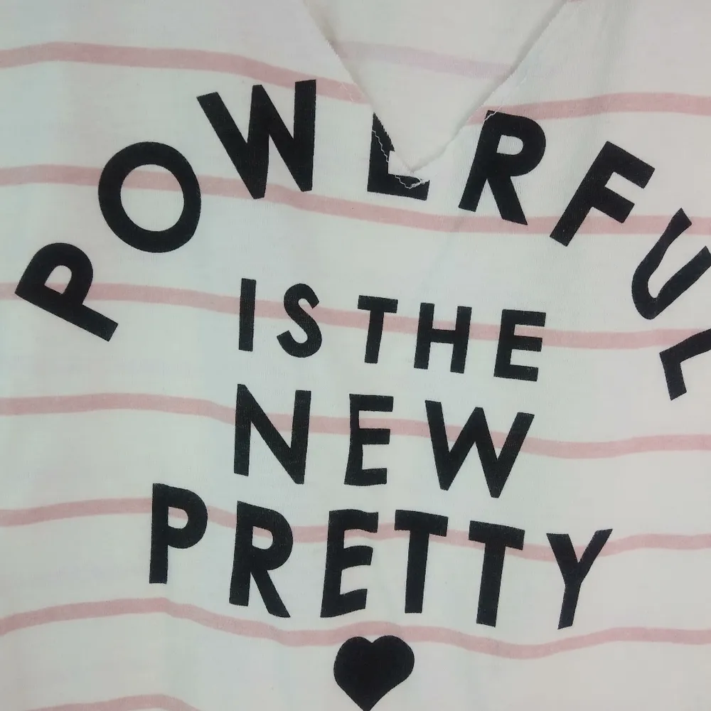 True Craft 2X Powerful Is The New Pretty Stripe Top Plus - Image 3