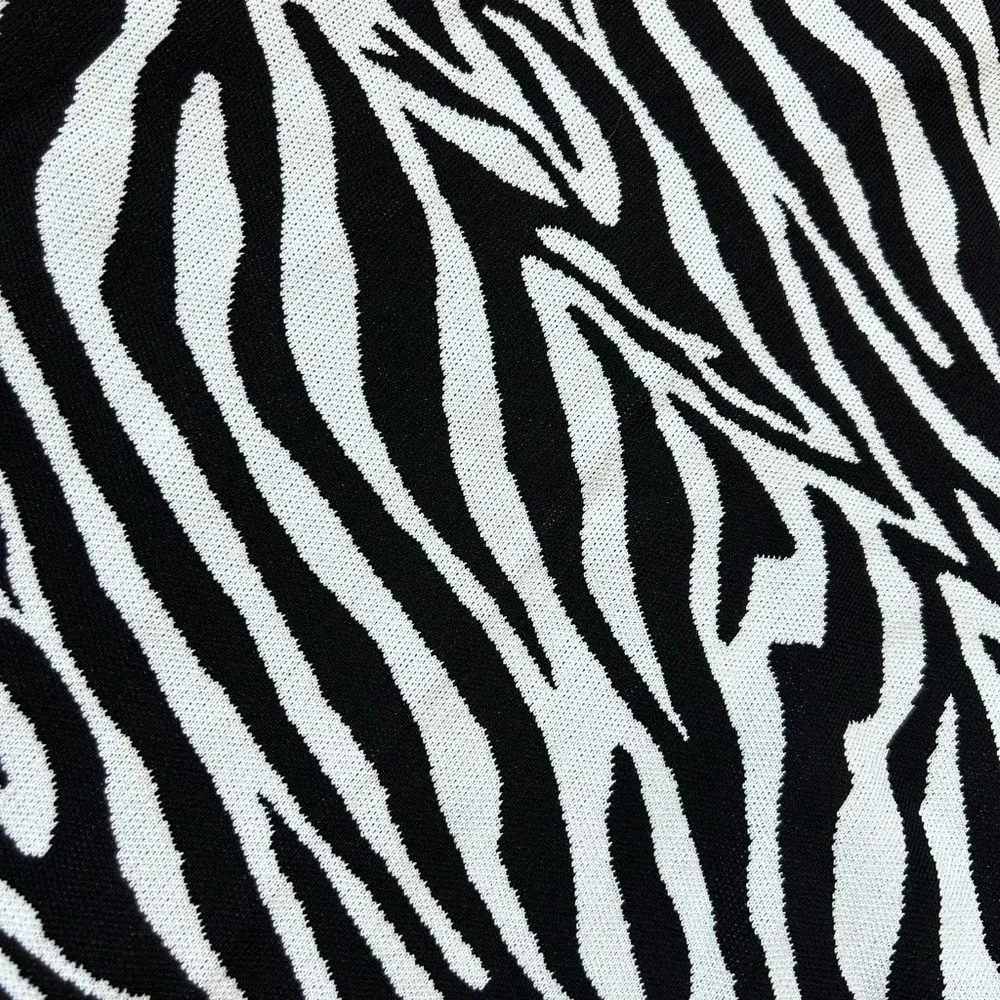 NWOT SUPERDOWN Allie Zebra Knit Mini Dress Size Medium Bodycon Backless - Image 11