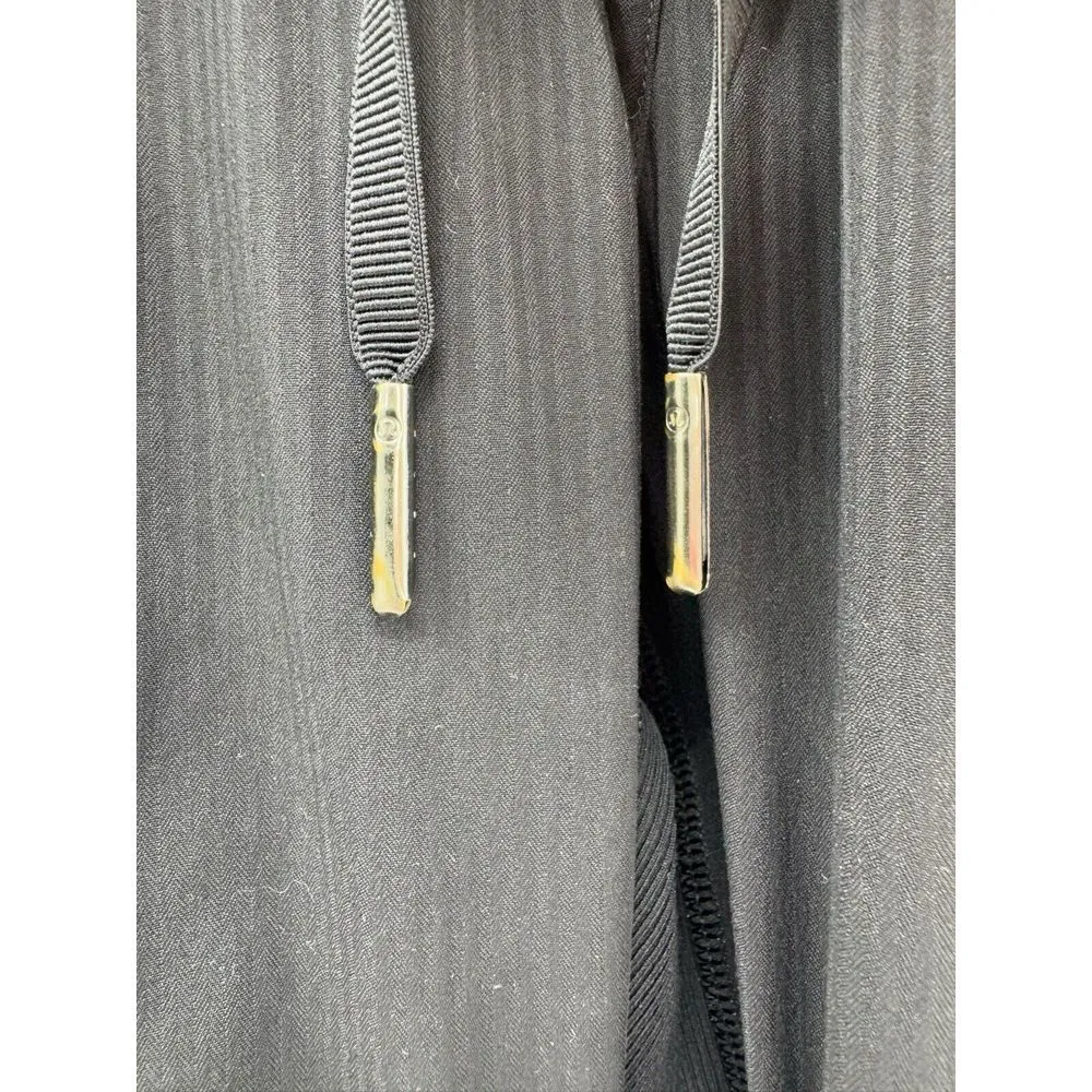 Lululemon Dance Studio MR Crop Pants‎ Womens Black Pockets Drawstring Size 10 - Image 3
