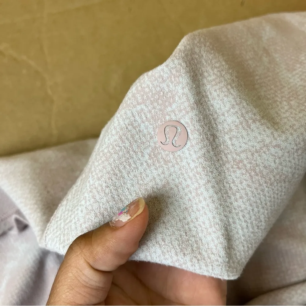 Lululemon Pink Marble Racerback Tank Top - Image 7