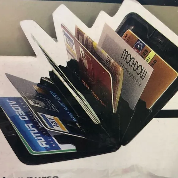 Hard shell card wallet fits atleast 10 - Image 2