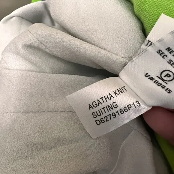 Diane Von Furstenberg Agatha Knit Suiting Green‎ Dress Size 10 - Image 10