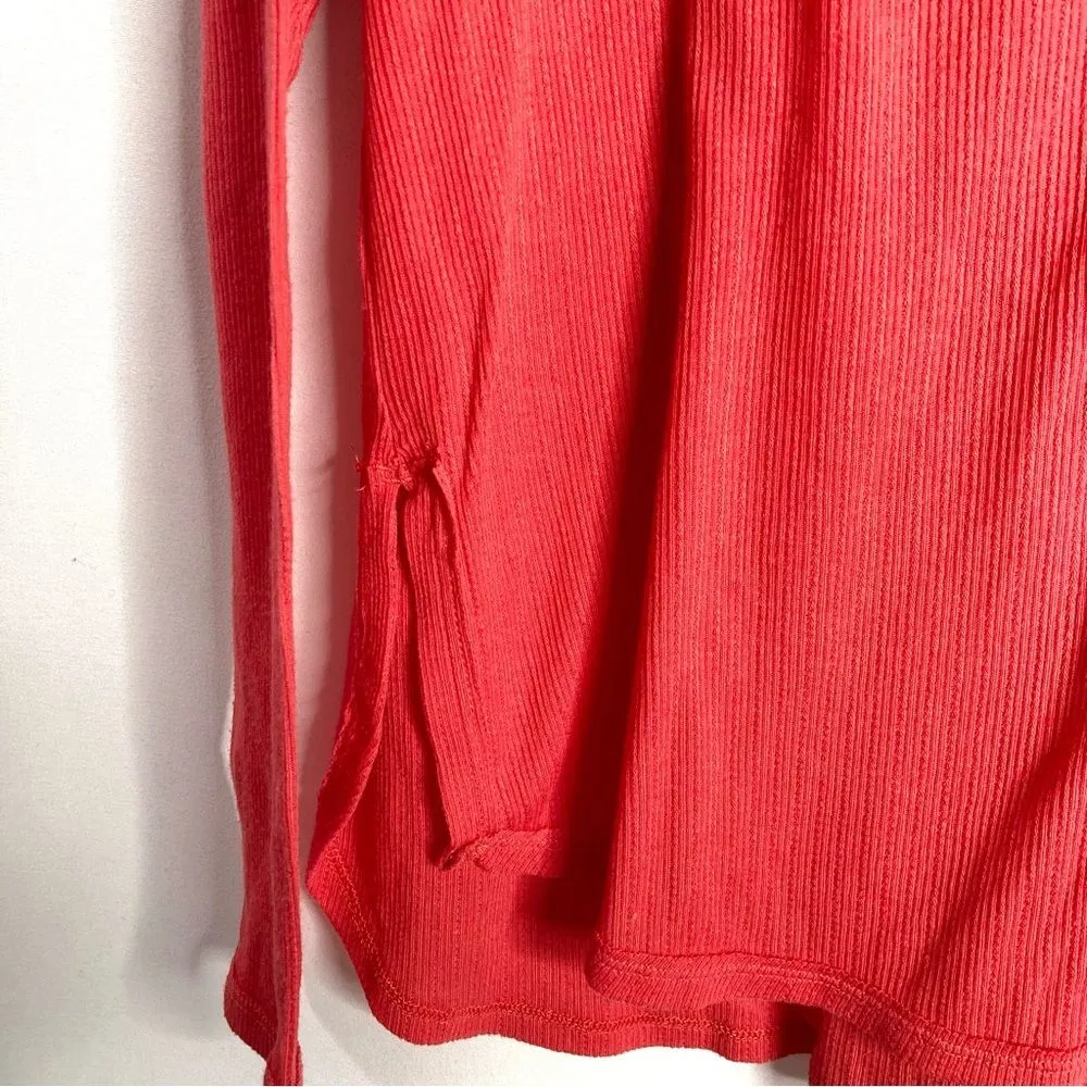 Free People Lola Long Sleeve Top Rose Crimson Small - Image 11