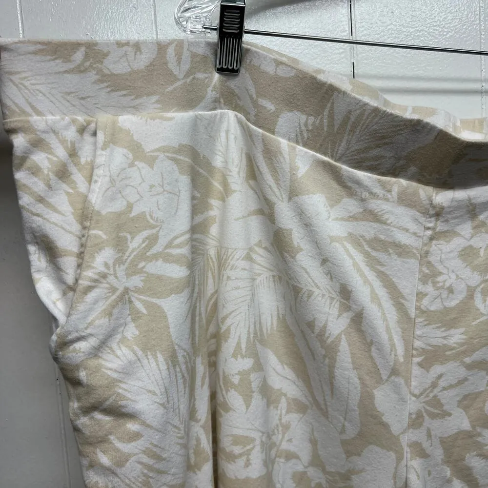 Kim Gravel Belle Womens Pull Bermuda Shorts 3X Stretch Floral Beachy Coastal - Image 2