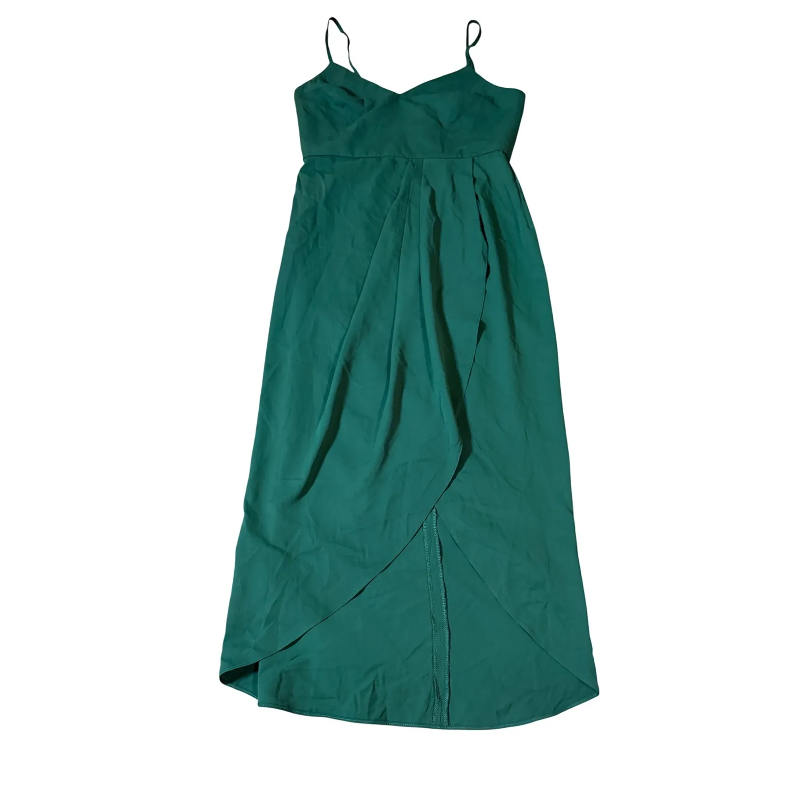 NWOT‎ Lulus Reinette Dark Green Midi Dress Dark Green Size Large Formal Y2K - Image 3