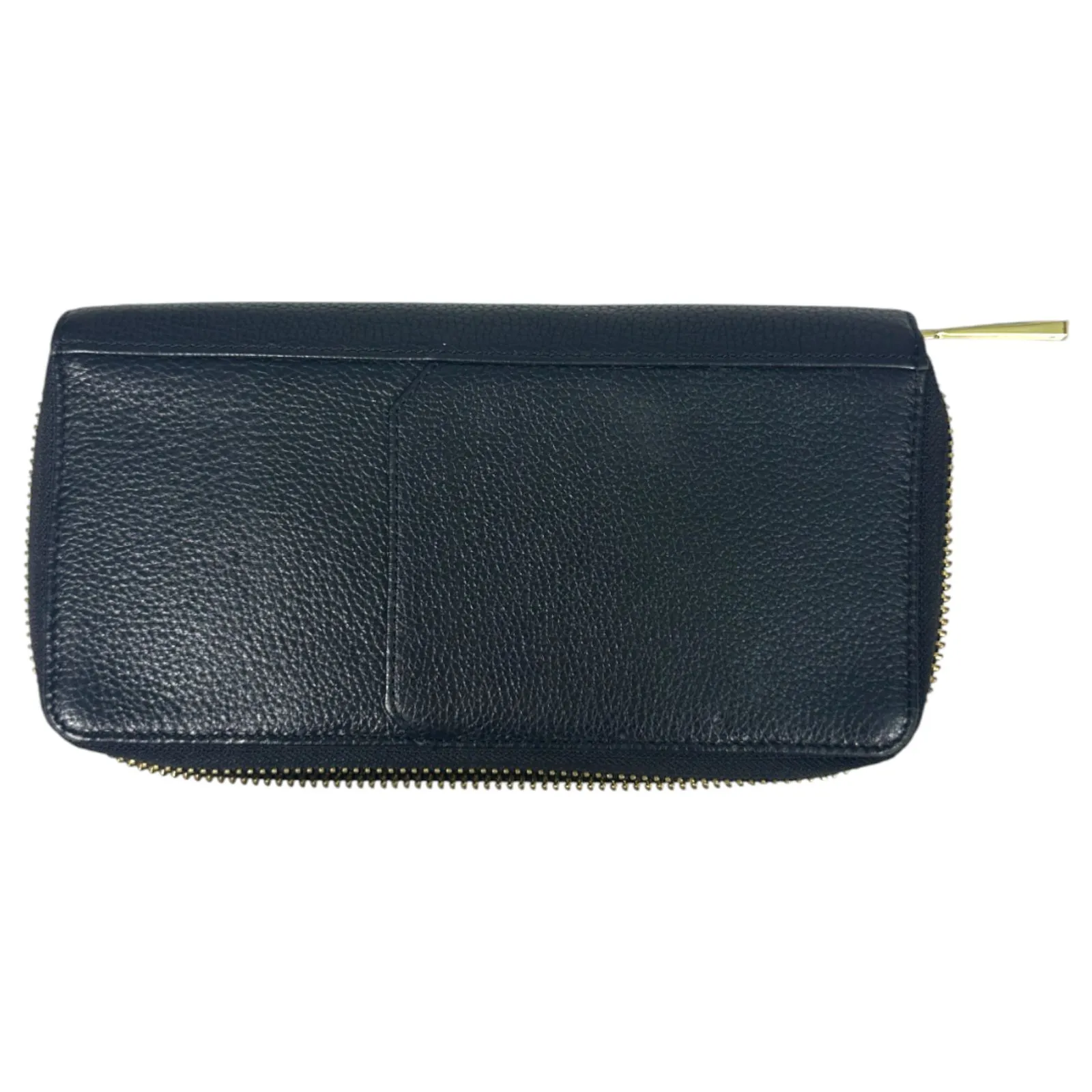 Aimee Kestenberg Black White Leather Oversized Full Zip Wallet - Image 2