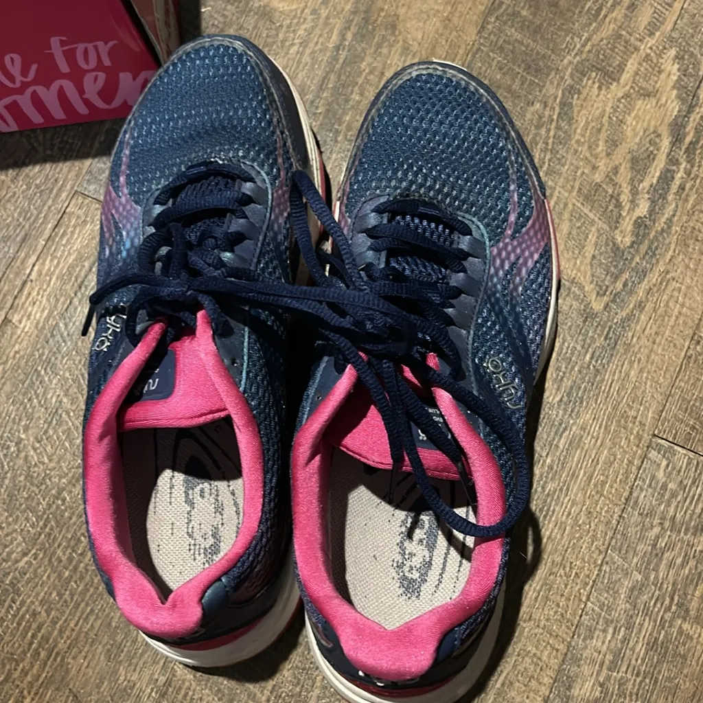 Ryka Womens Devotion Plus 2 Walking Shoe‎ Size 9 M Pink and Blue - Image 4