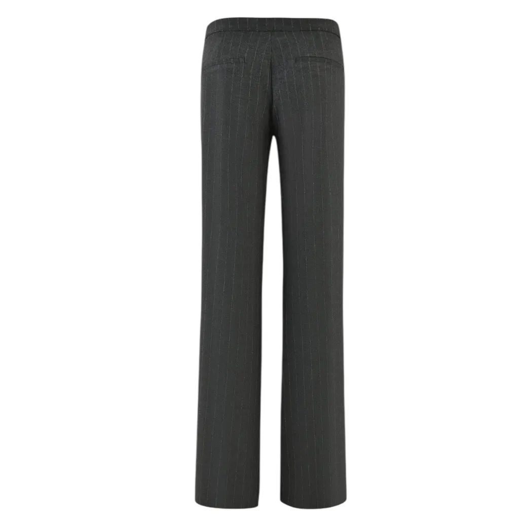 NWT I.AM.GIA Marrion Pinstriped Trouser Pant Gray Size 8 - Image 6