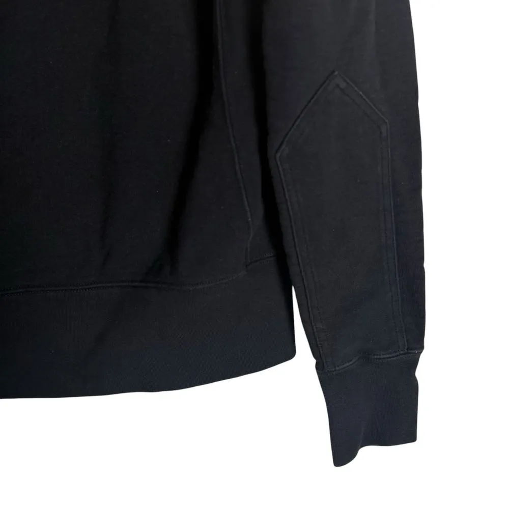 American Giant Black Classic Full Zip Fleece Hoodie Size Medium - Image 8