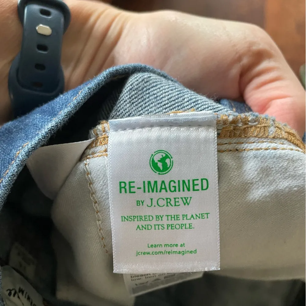 NWOT J.Crew Slouchy boyfriend jean in Outlaw wash-AQ820 bleached spots - Image 8