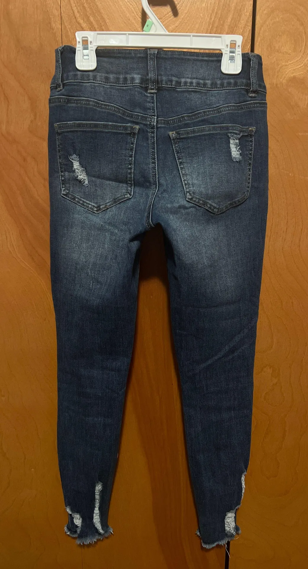 Skinny Denim Ripped Jeans  - Image 3