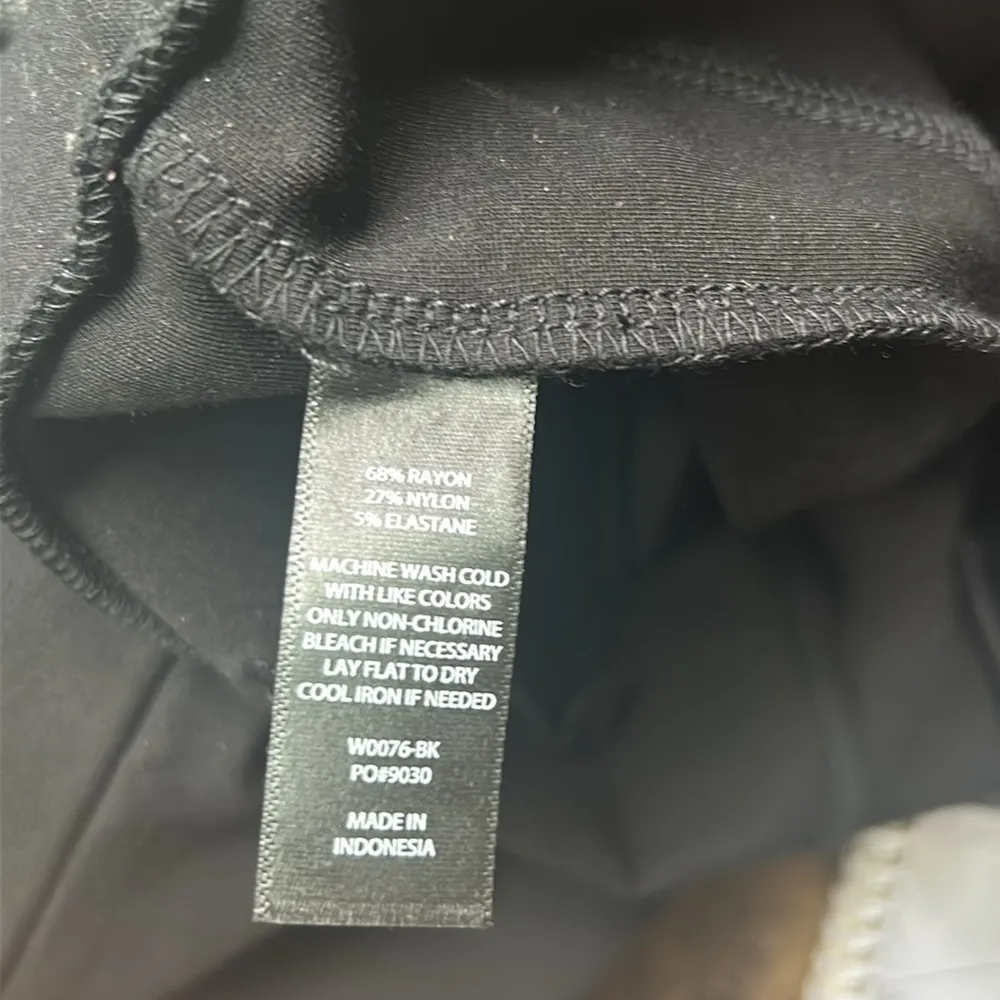 Betabrand Yoga Travel Office Classic Straight Leg Black Pant Size Medium Petite - Image 10