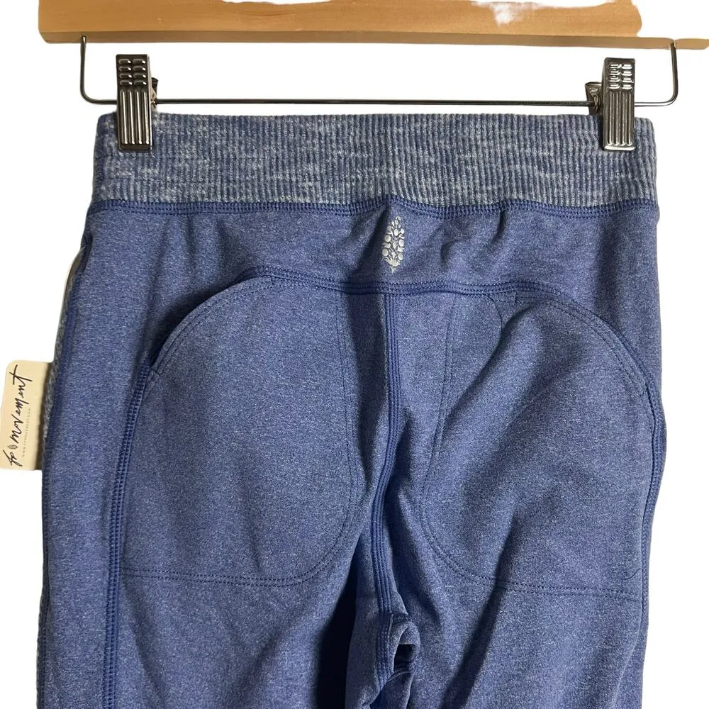 Free People FP Movement Undercover Royal Blue High Waist Base Layer Leggings XS - Image 7
