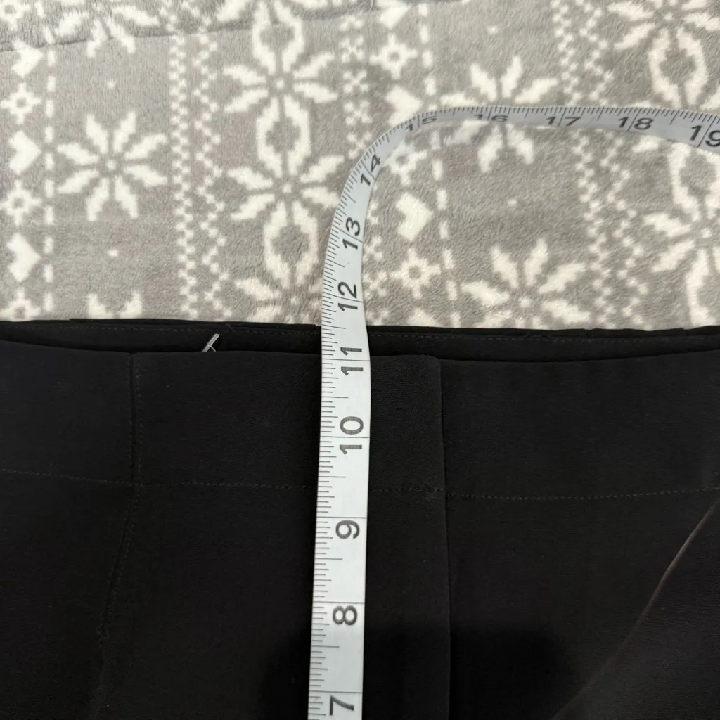 NWOT Ann Taylor The‎ Darted Wide-Leg Dress Pant In Black 838794 Size 10 - Image 11