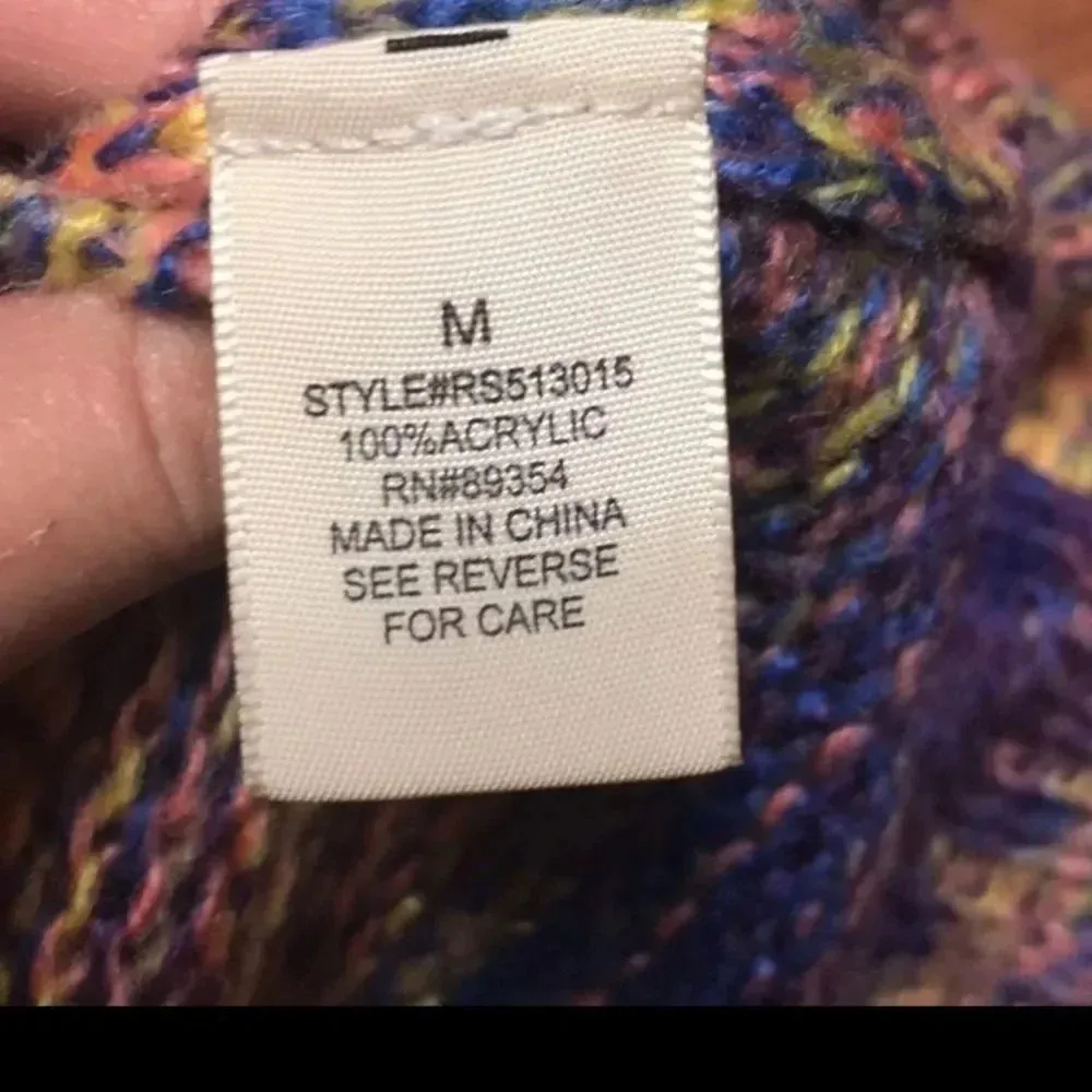 No Comment Space dye Sweater Dress, M - Image 5