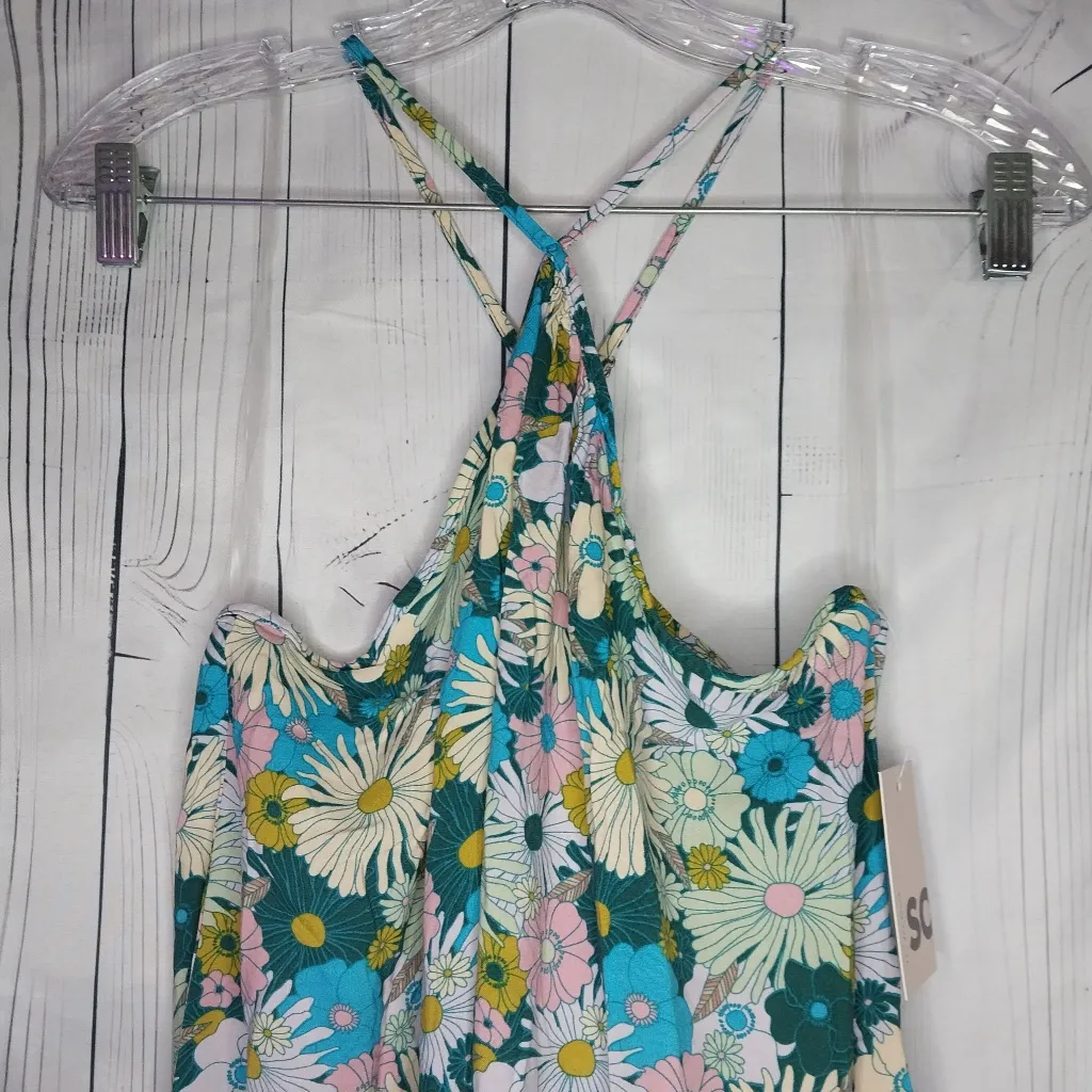 SO Floral Halter Swing Mini Summer Dress NWT - Image 2