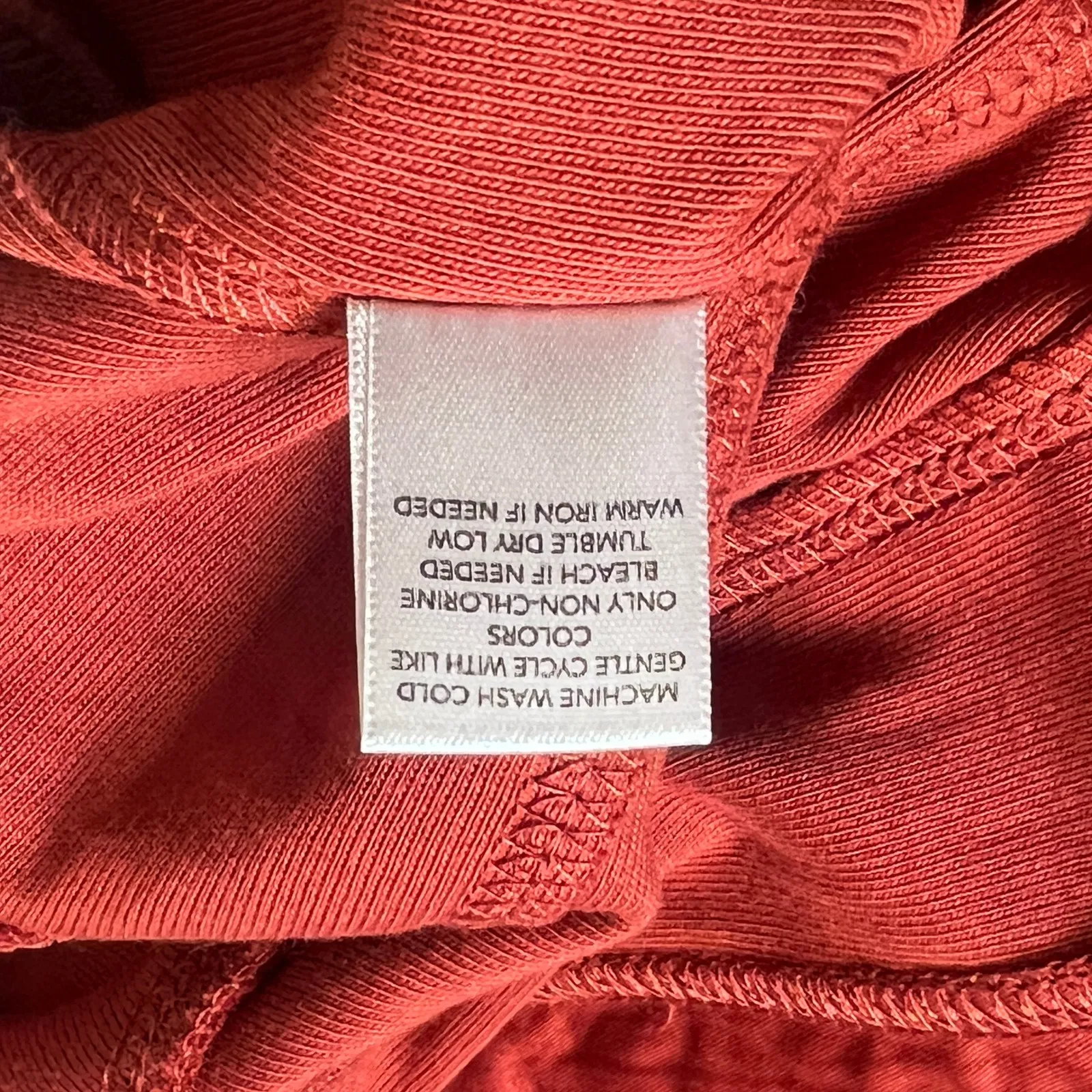 Christopher & Banks Rust Cotton Utility Zip Jacket Women's XL - Image 8