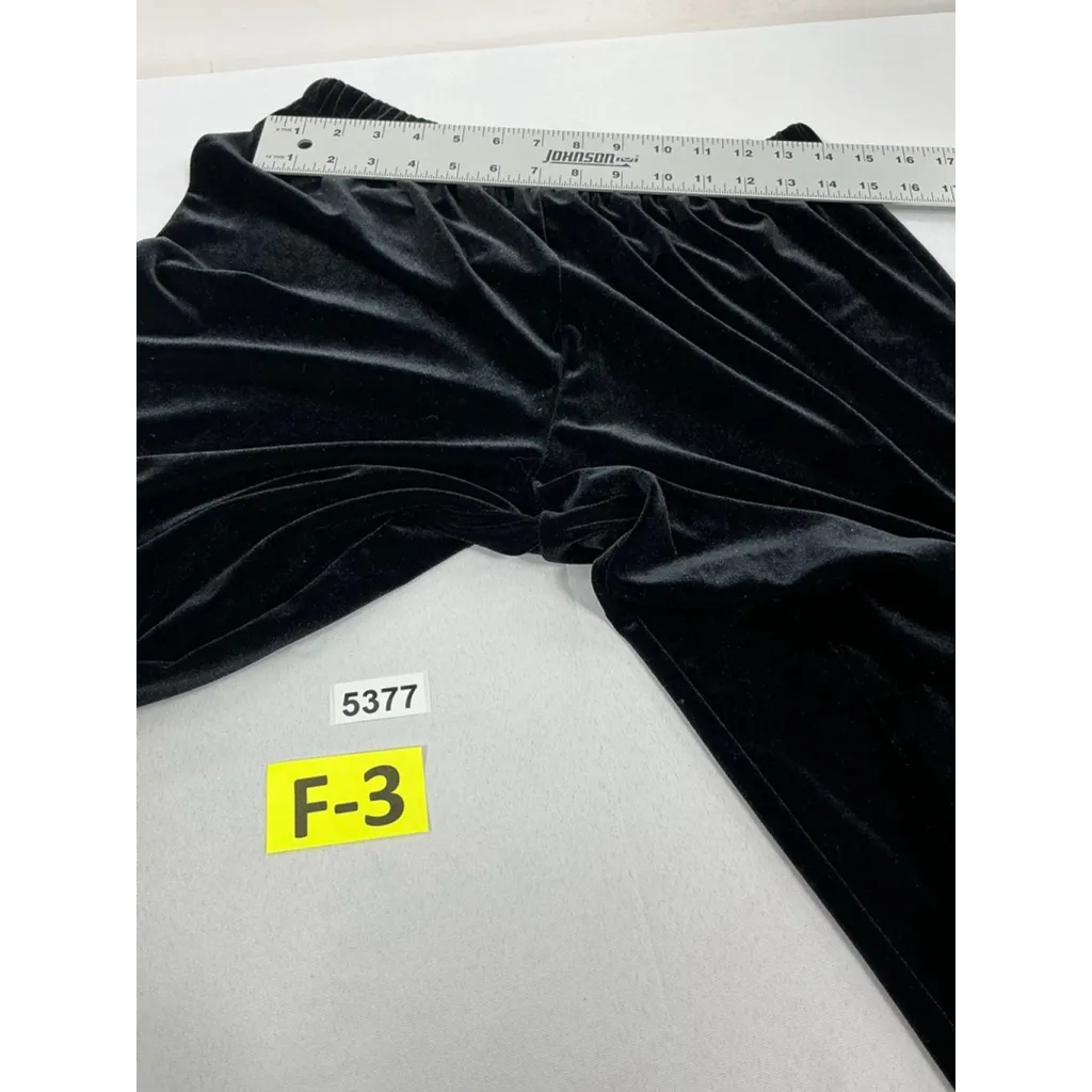 Womans Rafaella Pullon Velour Pants Medium Elastic Waist - Image 4