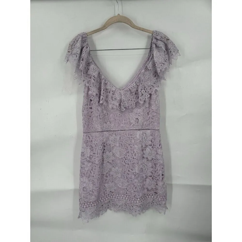 Saylor Dress Women Large‎ Lilac Purple Adwoa MSRP:$288 Preppy Summer Cocktail - Image 3