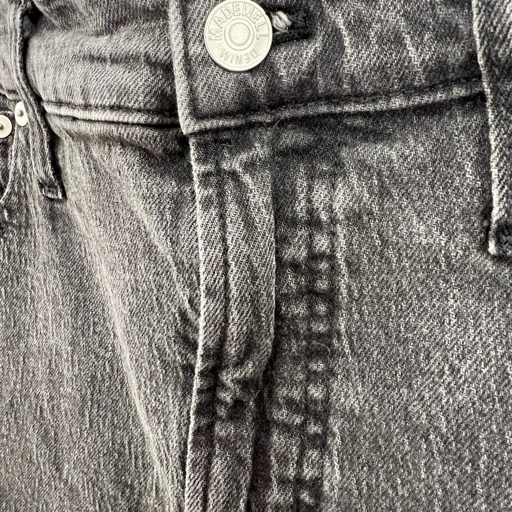 Madewell the perfect vintage Jean size 30 black cropped denim casual - Image 3