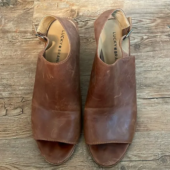 Lucky Brand Leather Mules - Image 2
