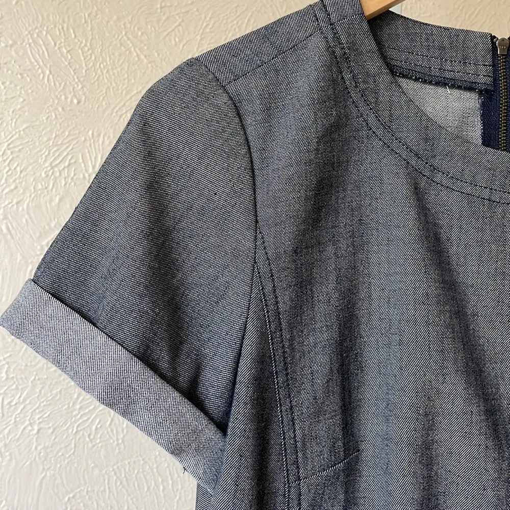 Halogen cute denim top - Image 2