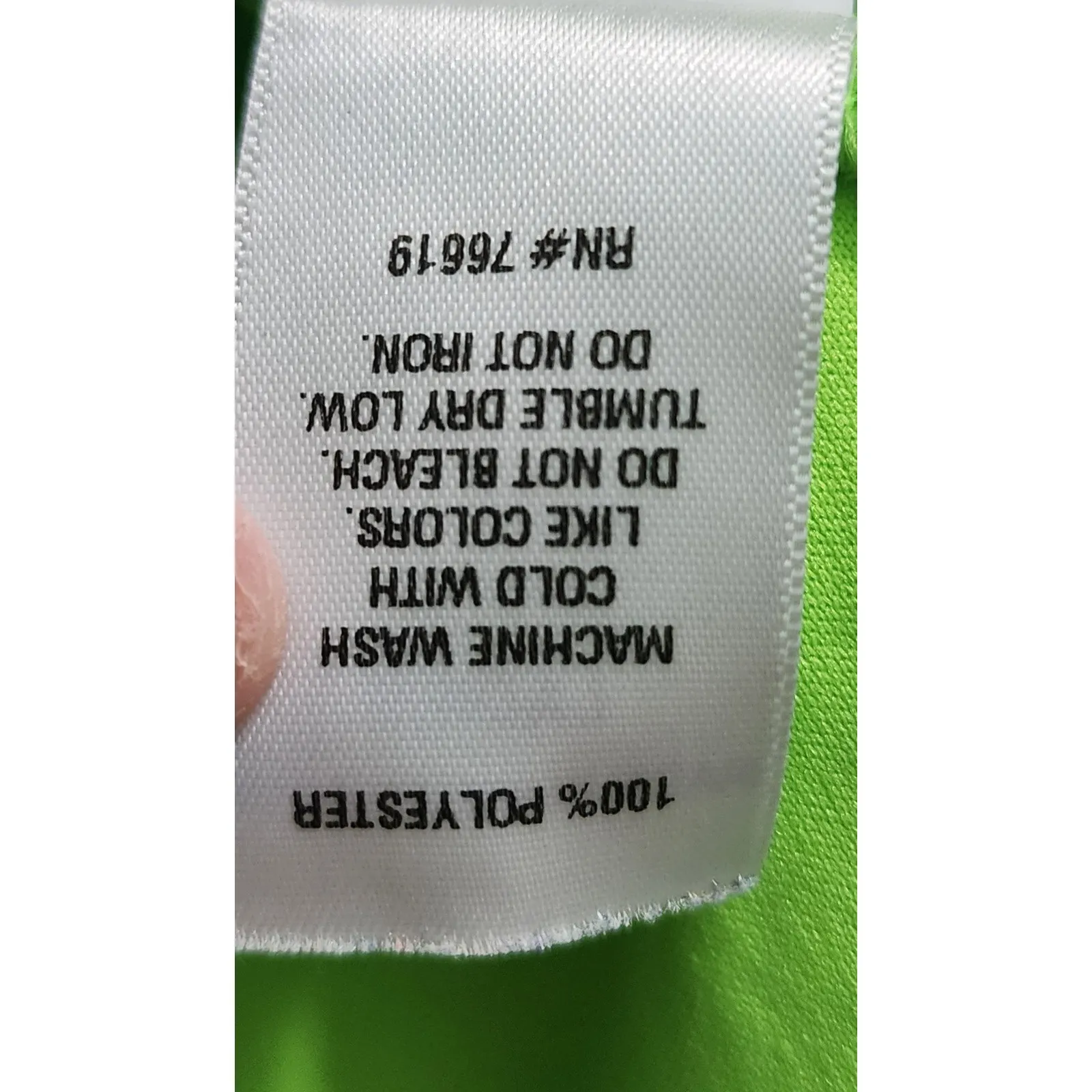 Badger Sport Ladies V Neck Short Sleeve Athletic T Shirt Lime Green XS - Image 4