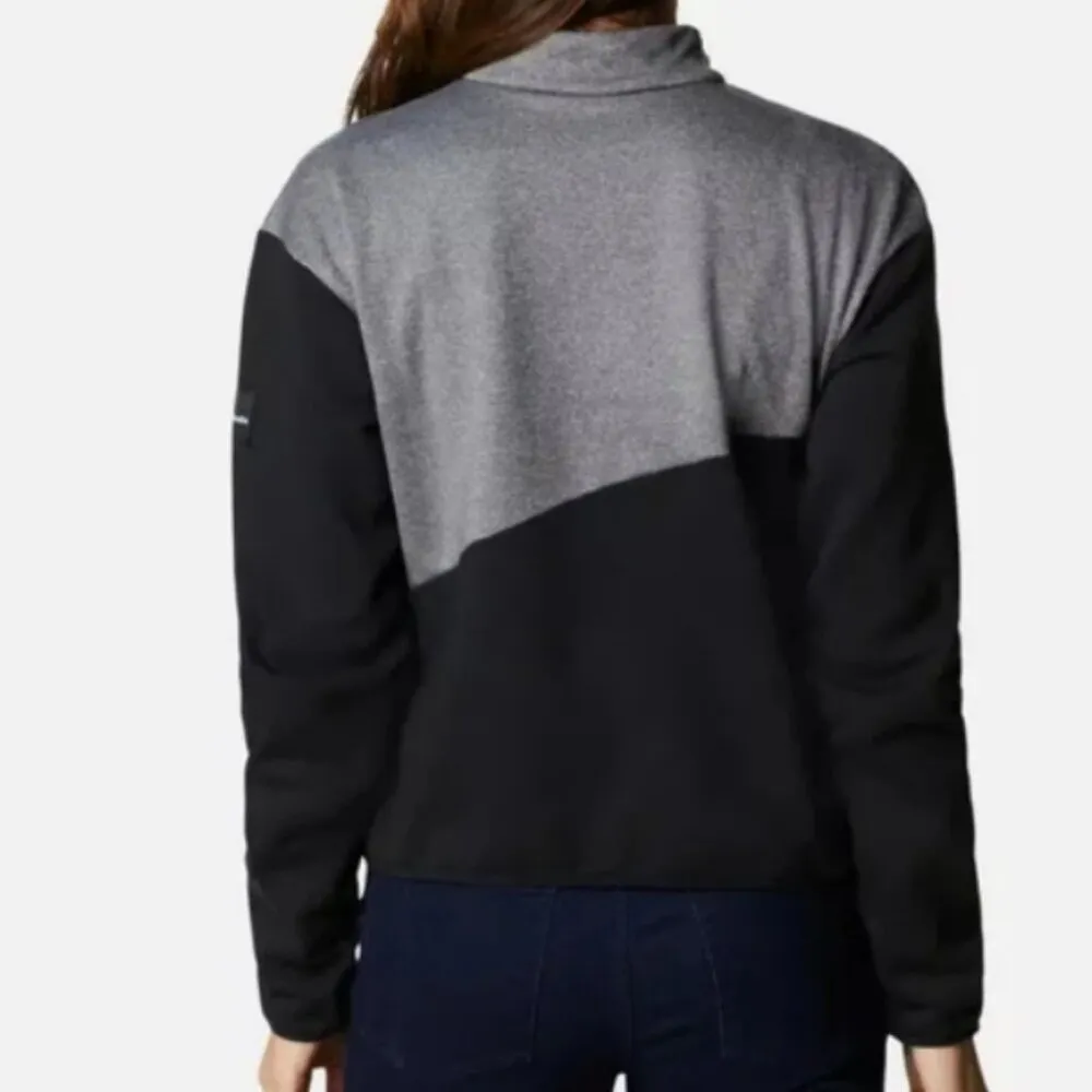 Columbia Lodge Hybrid Pullover Black Gray Large New with tags - Image 3