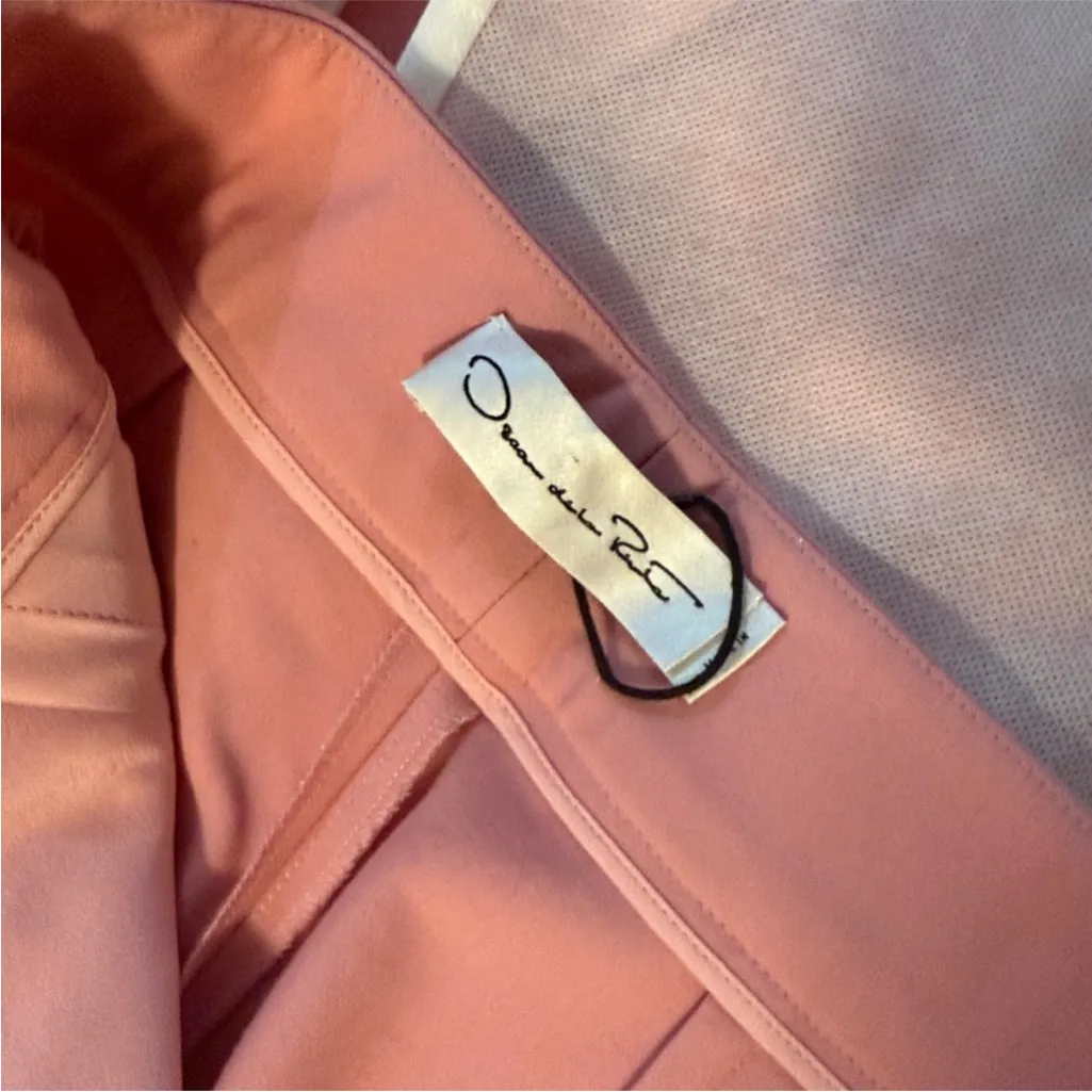 SET Oscar de la renta pink bow peak label jacket blazer and pants suit set - Image 14