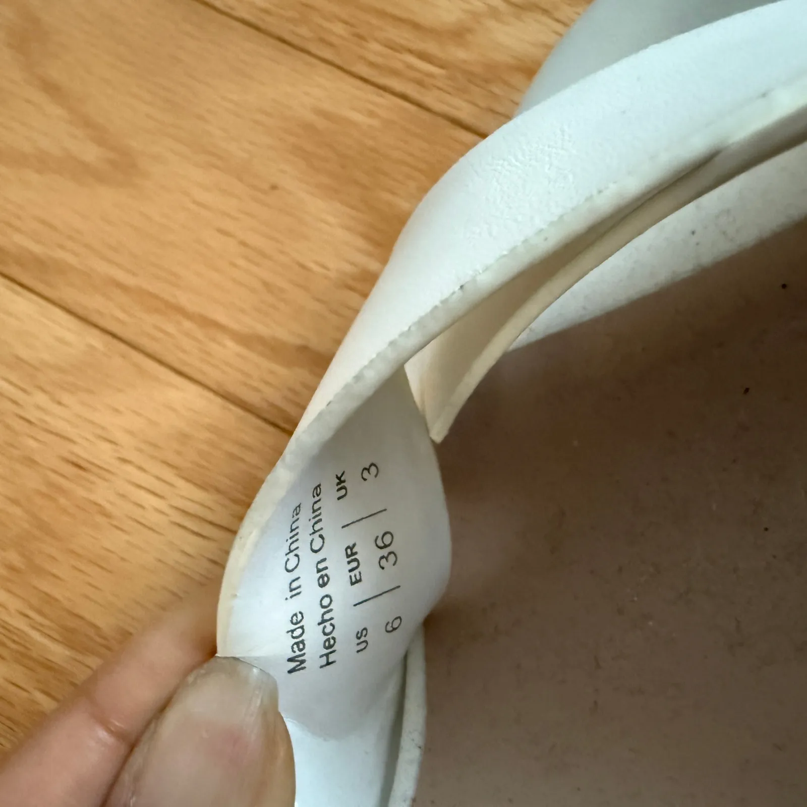 Aldo sz‎ 6 white chunky cottagecore boho platform heels - Image 5