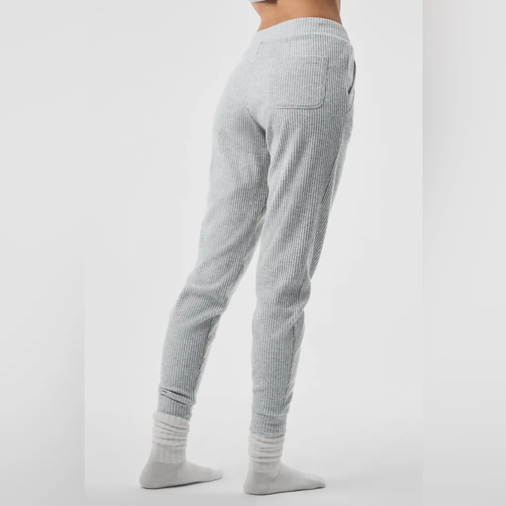 Alo Yoga Muse Sweatpant in Grey - Image 3