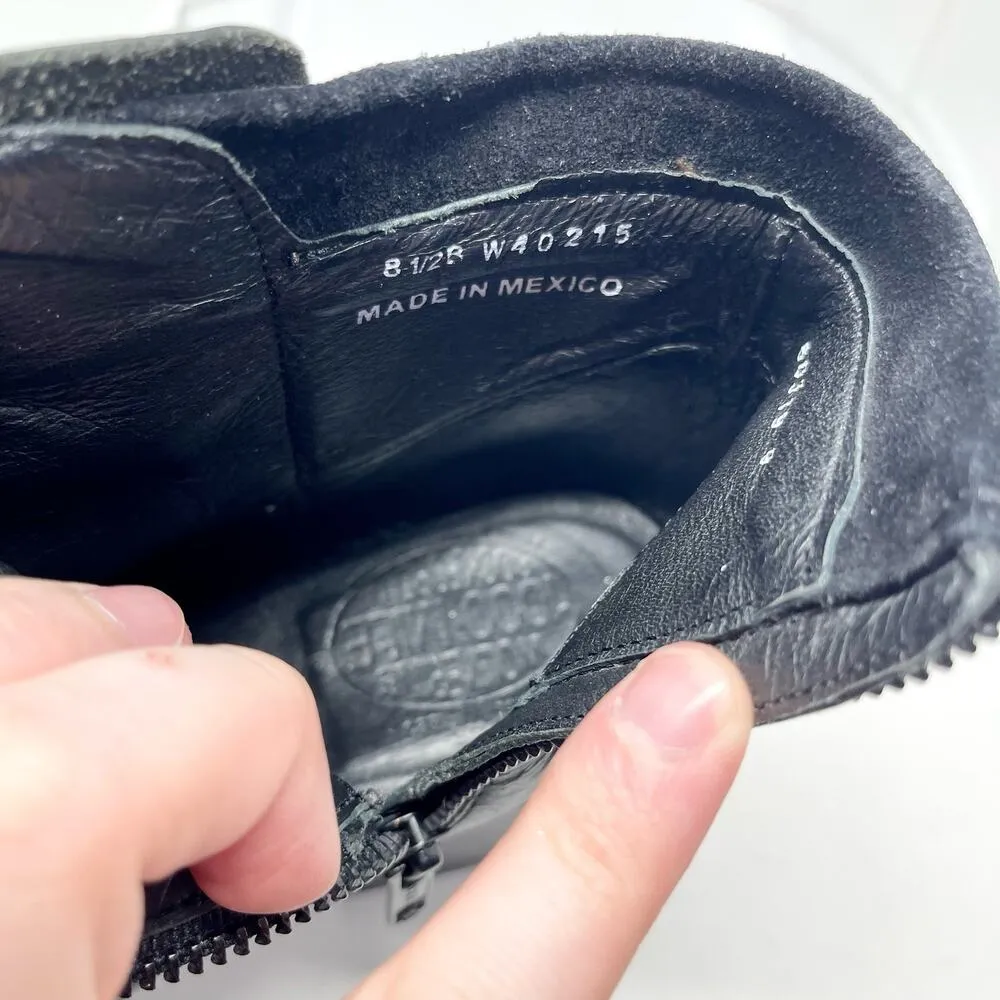 Wolverine 1000 Mile Women's Black Heeled Ankle Zipper Leather Ankle Bootie 8.5 - Image 8