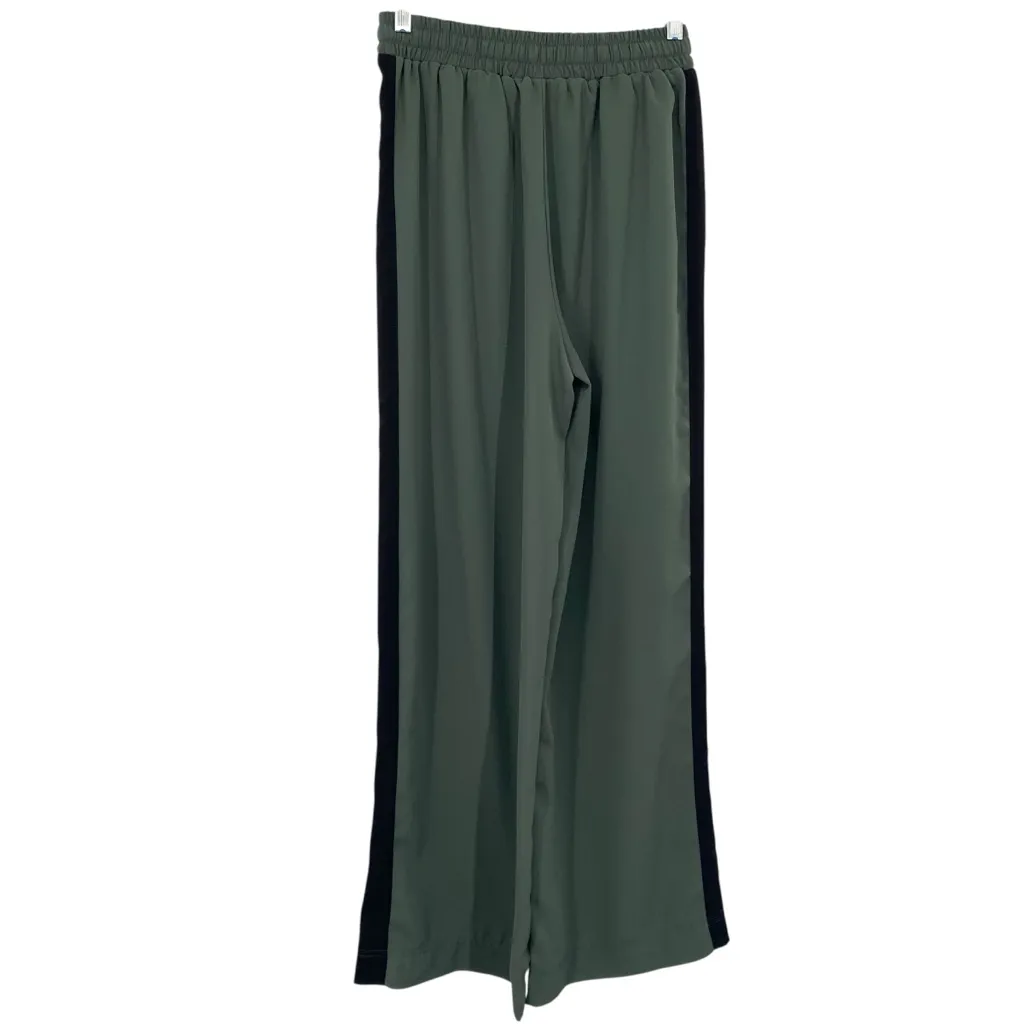ASOS Pull On Track Pants With Contrast Panel in Washed Green - Image 6