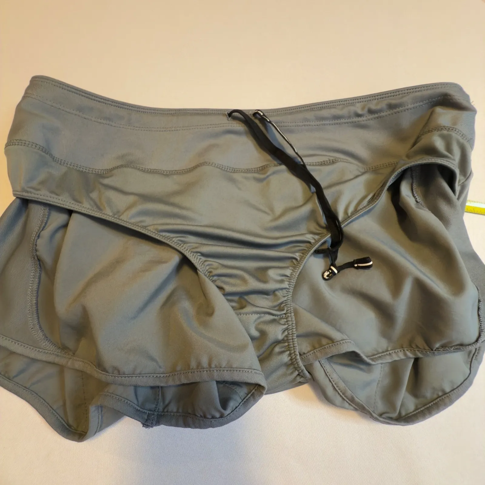 Nike Dri-FIT Running Shorts Women Gray Athletic Performance Tennis‎ Gym Size L # - Image 8
