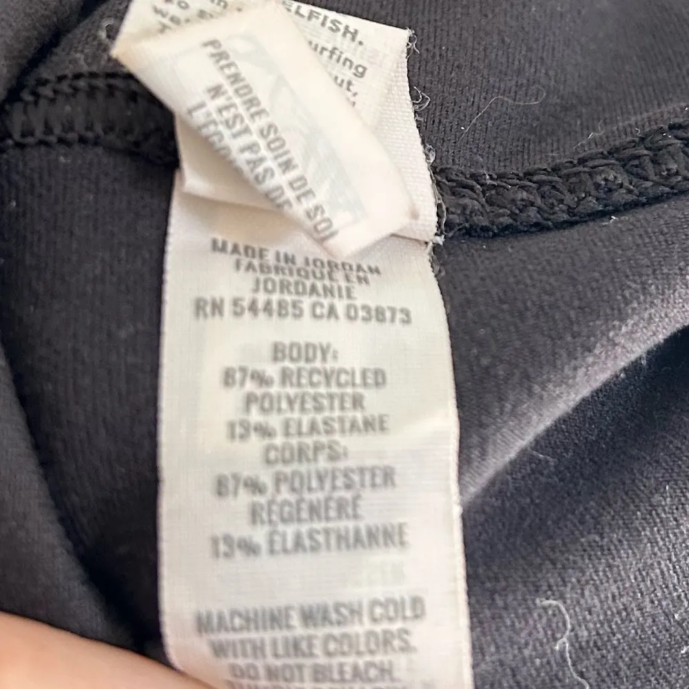 OFFLINE By Aerie The Hugger High Waisted Foldover Flare Legging Black XS - Image 8