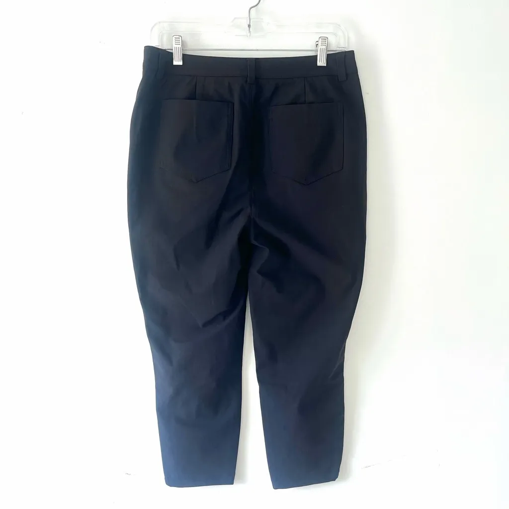 HALARA Black Mid-Rise Capri Quick-Dry Golf Pants - Image 6