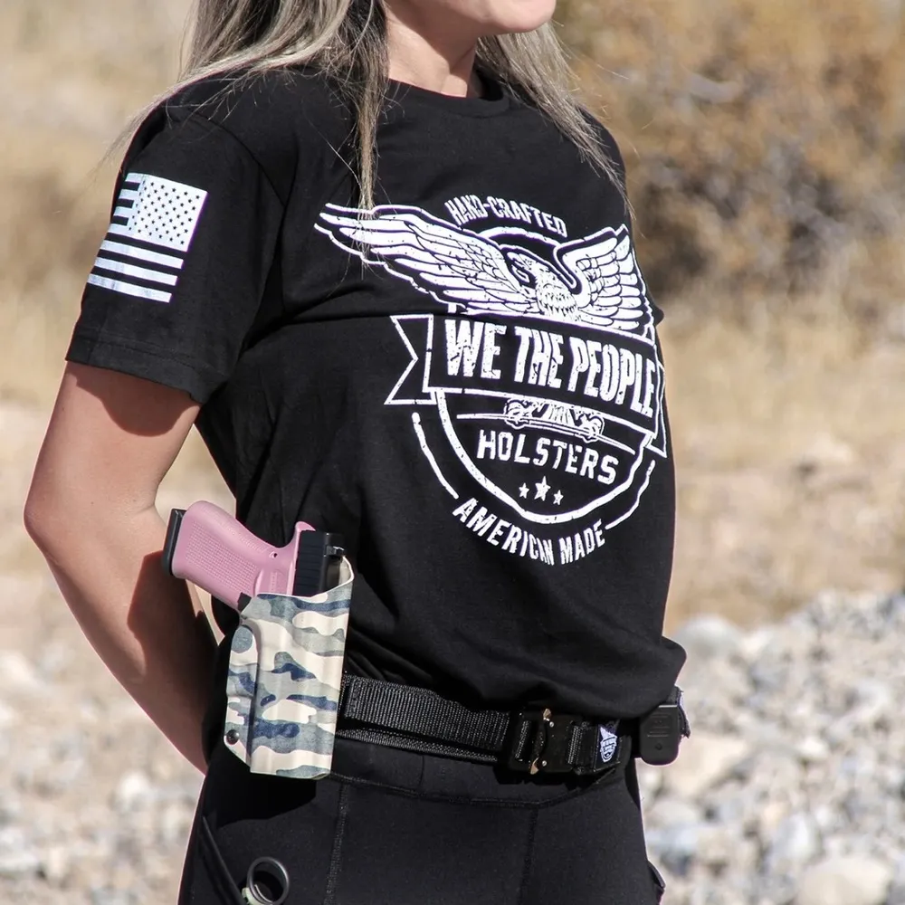 We The People Holsters Logo Short Sleeve Shirt Size Medium Black - Image 5