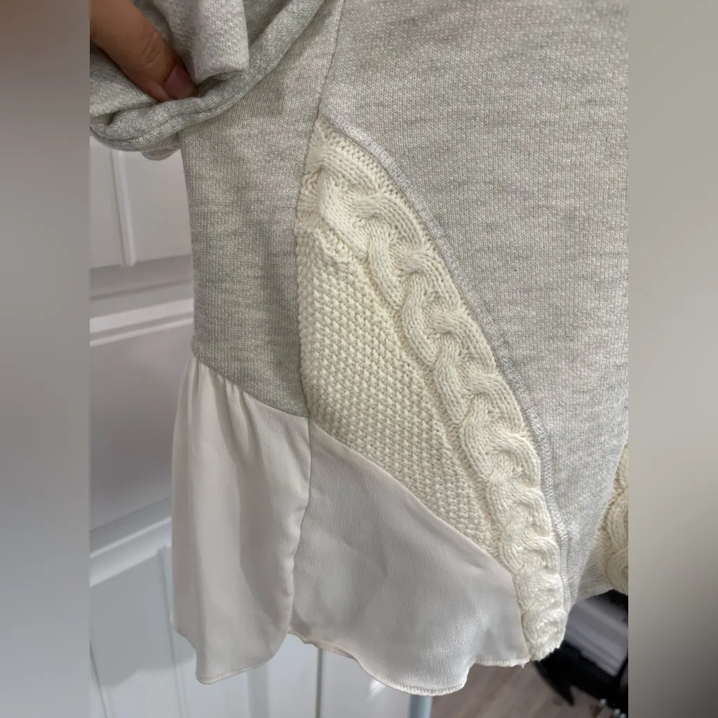 Anthropologie Dreamland Crochet Sweater Cream Size M Size M - Image 6