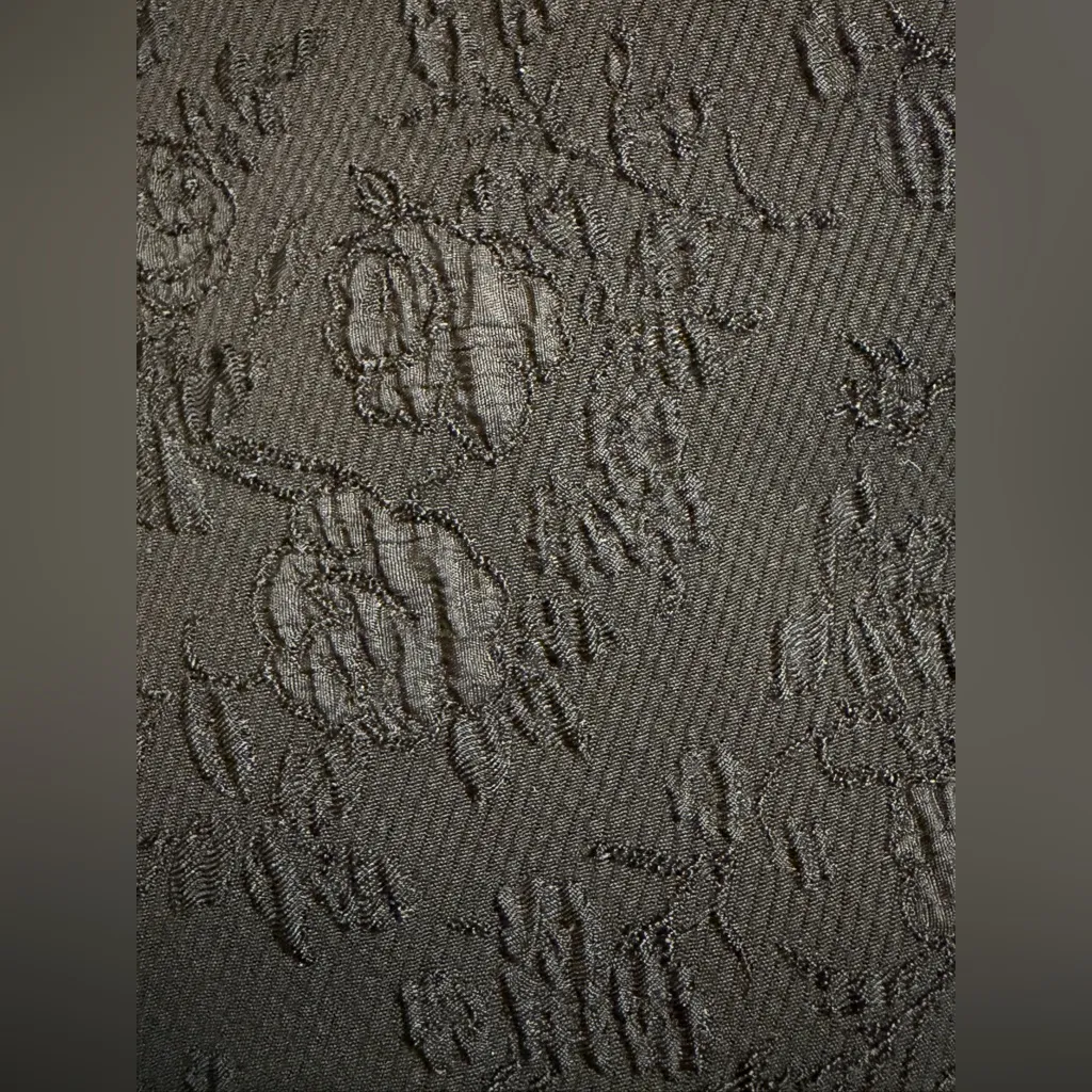 Revolve MAJORELLE Tillie black textured puff sleeve cutout babydoll mini dress - Image 11