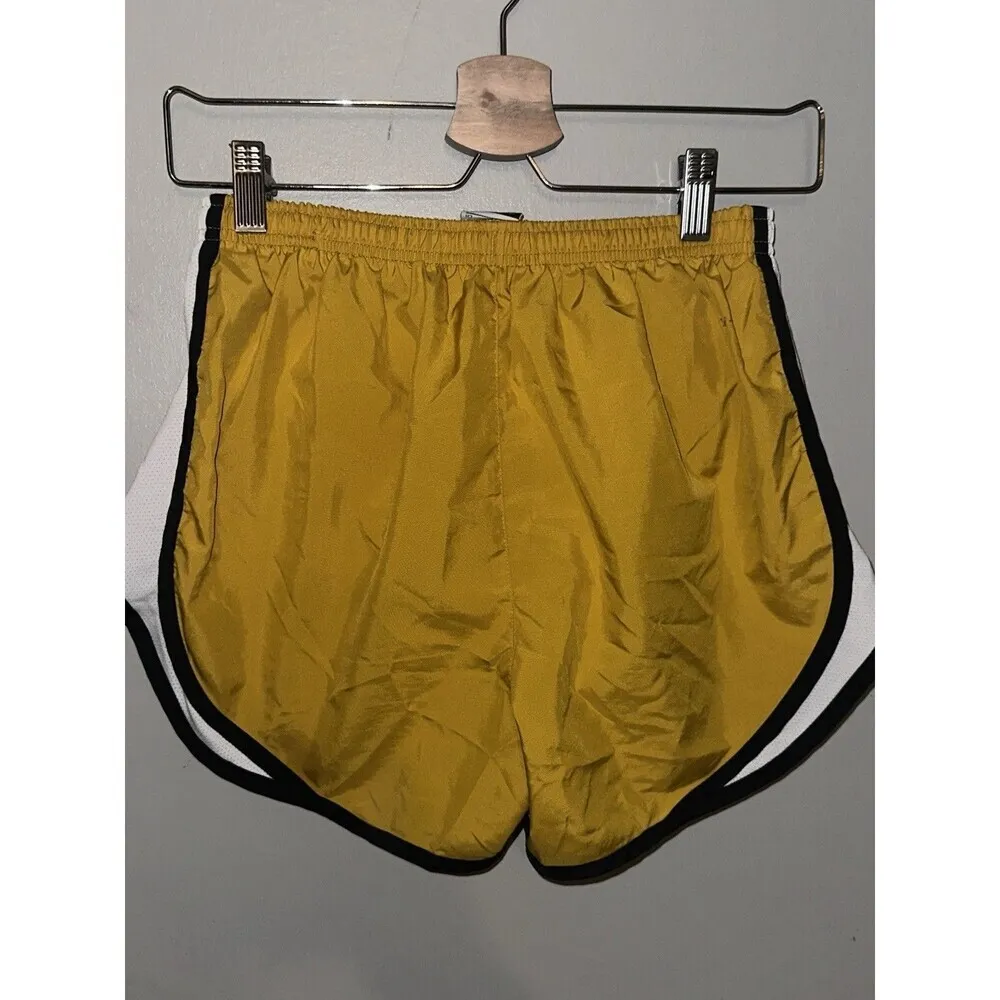 Nike Dri Fit Missouri Tigers Mizzou Shorts With Liner Women's Small‎ Yellow - Image 3